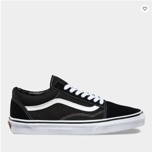 Vans Old Skool skate shoes in black and white.